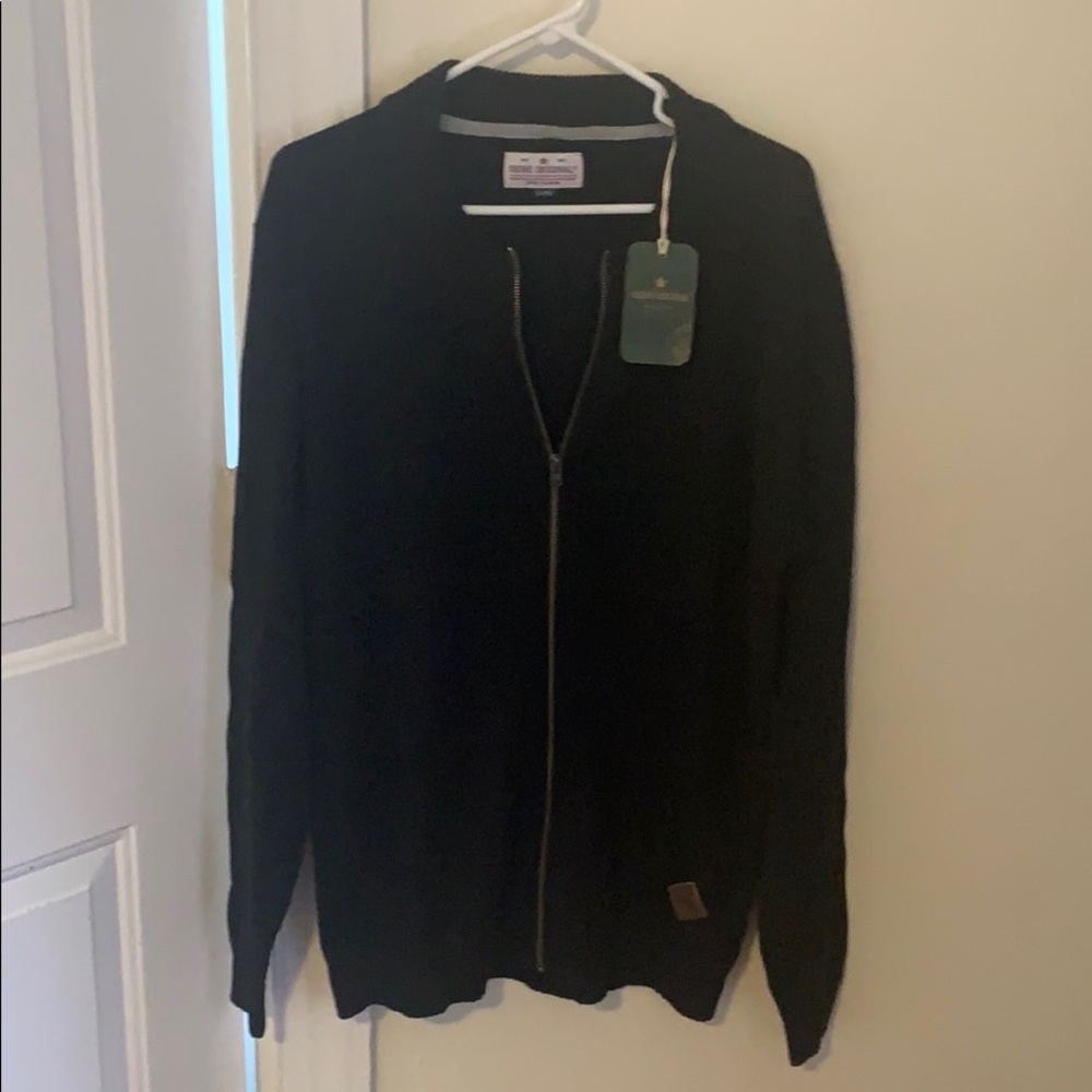 Shine Original men’s zip up knit sweater